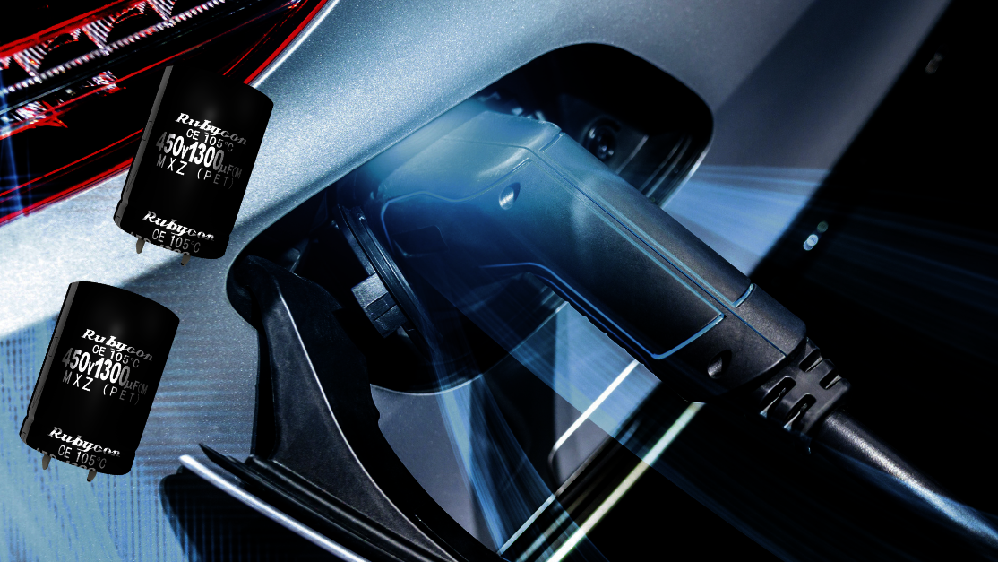 Grafic of Snap-In Capacitors and EV Charging.