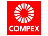 The COMPEX company logo.
