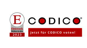 Die Fachzeitschrift "Elektronik" ruft ab sofort zur Leserwahl „Distributor des Jahres 2023“ auf und CODICO nimmt daran teil. 