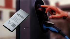 Graphic of the DB2605 by DROPBEATS and a charger.